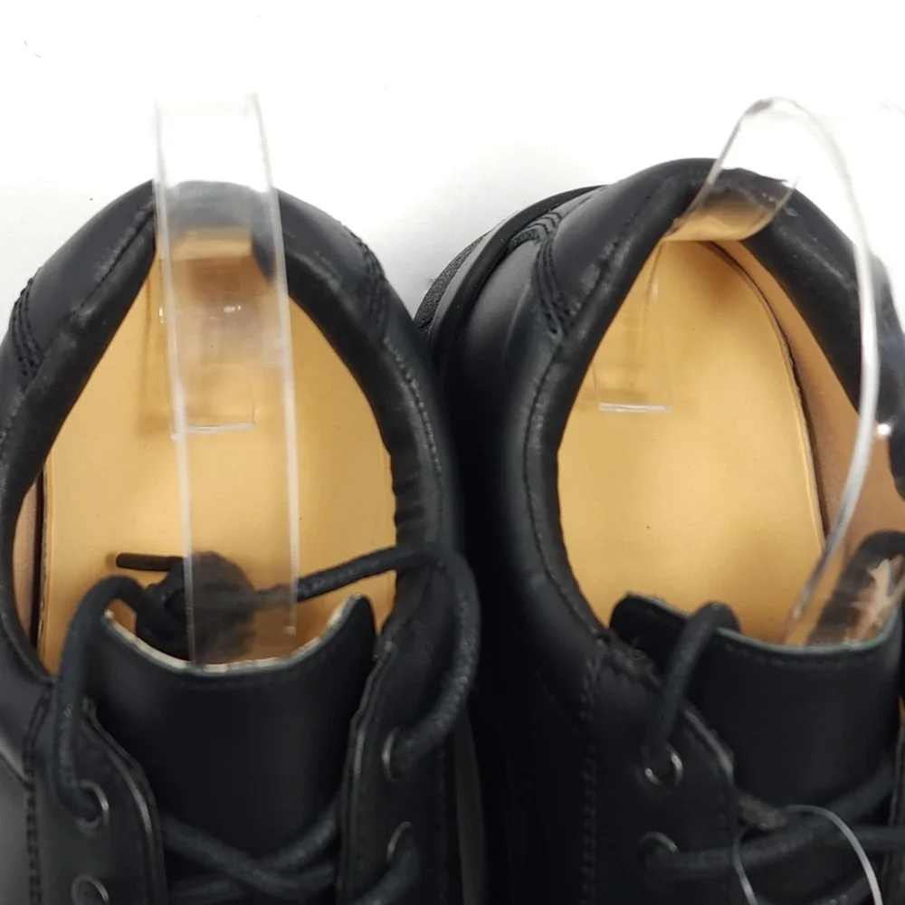 Apex Men's 1270 Ambulator Conform Black Leather Lace Shoes Men's Size 9.5 W- NEW